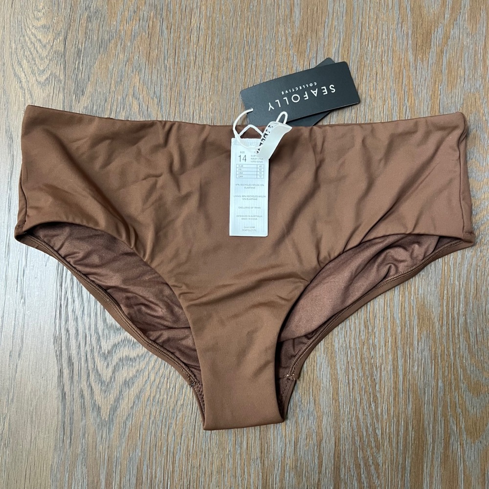 Seafolly Brown Bikini Bottoms